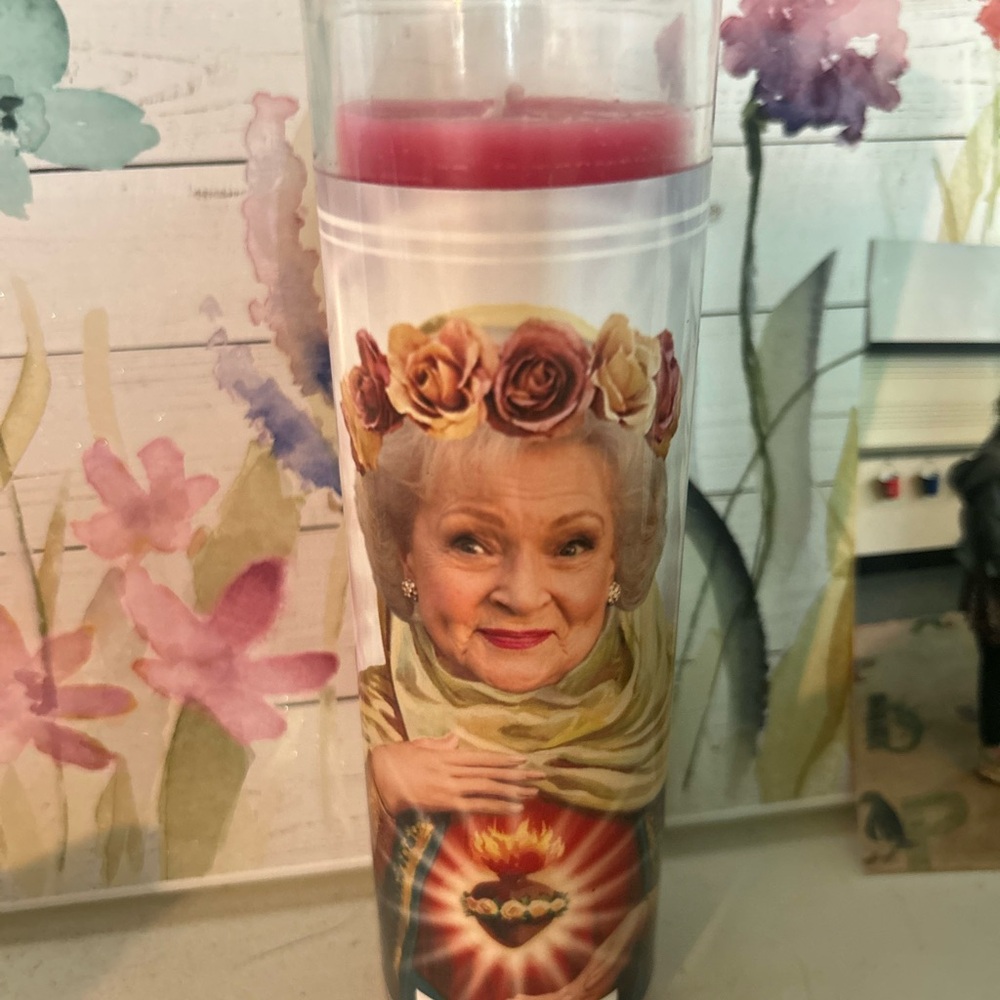 Betty White Prayer Candle with Quote